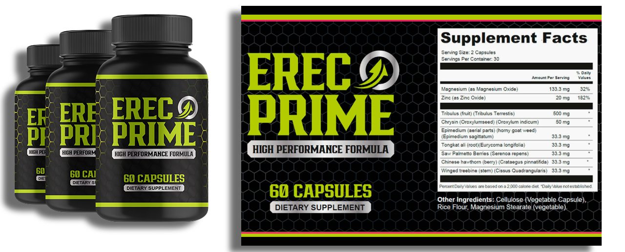 ErecPrime Supplement Facts